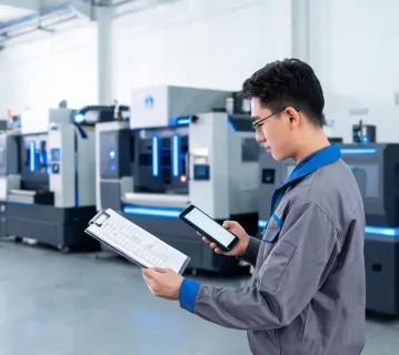 Laser service coordinator with installation checklist
